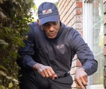 Technician inspecting the outside perimeter of a house | Inspect-All Services Pest Control serving Atlanta, GA